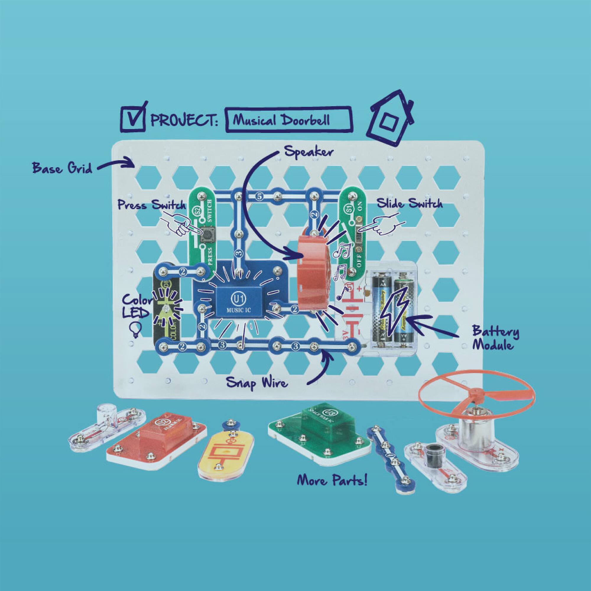 6 Pack: Snap Circuits® Explorer 100 Experiments